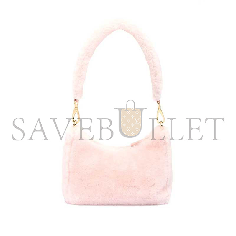Pra*a re-edition shearling mini bag 1bc204 (22*18*6cm)